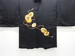 源氏車に花模様刺繍絵羽織